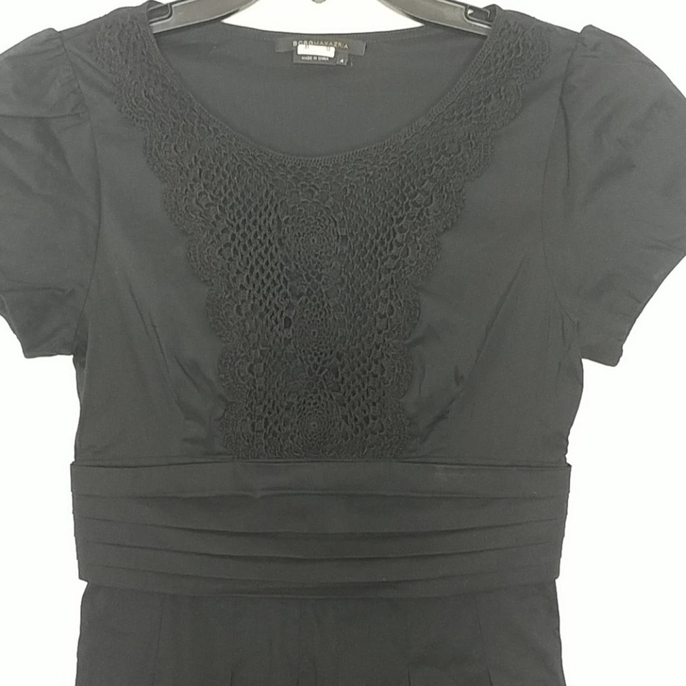 BCBGMaxazria Black Dress with Pockets Size 4
